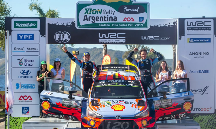 El Equipo Hyundai Shell World Rally Team Se Consagr Campe N En El