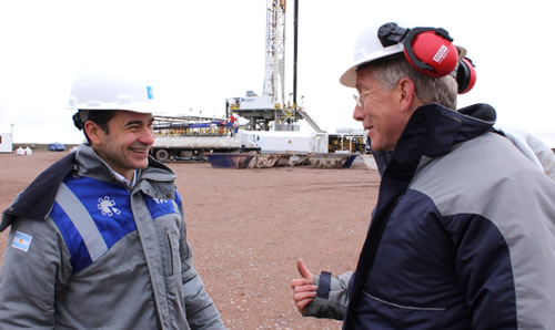El subsecretario de Energía de los Estados Unidos visitó Vaca Muerta junto a Miguel Galuccio