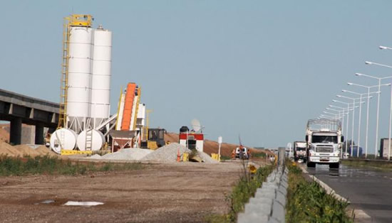 Se puso en marcha la construcción de la estación de servicio más grande del  país 