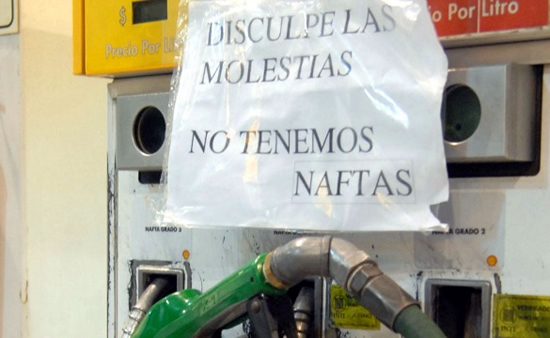 La medida de fuerza de los petroleros podría impactar en el abastecimiento de combustibles