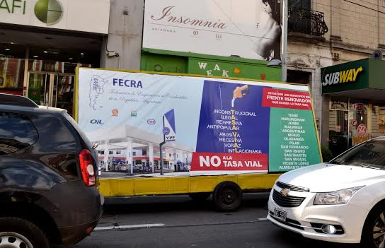 Estaciones de Servicio realizarán movilizaciones en los distritos que se cobra la tasa al combustible