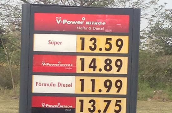Preocupan a las estaciones de servicio los aumentos en los precios de los combustibles