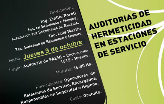 Posponen curso sobre auditorias de hermeticidad en estaciones de servicio