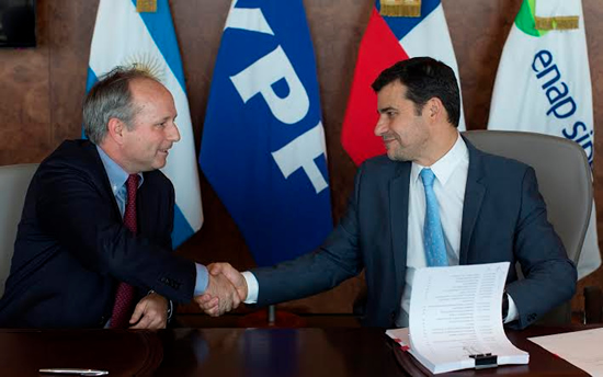 YPF y ENAP acuerdan extender su vínculo para incrementar la producción de gas