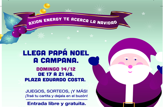AXION energy invita a celebrar la Navidad en familia