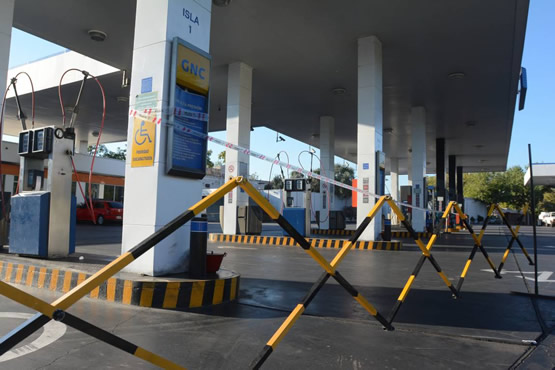 Estaciones de servicio: se registró un alto nivel de adhesión al paro en casi todo el país