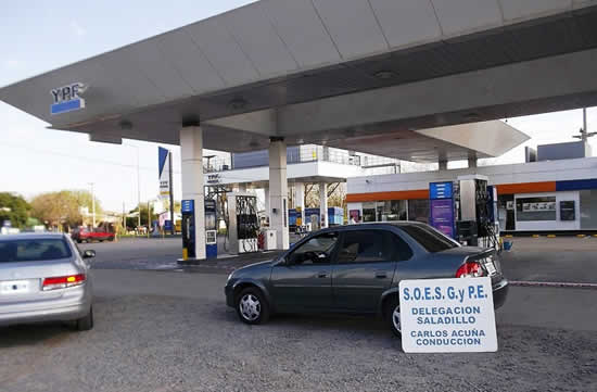 Para los empleados de estaciones el acatamiento al paro “fue total”