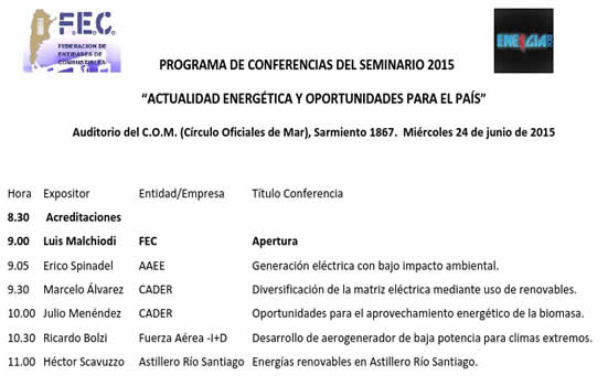 Expendedores bonaerenses realizan un congreso sobre actualidad energética