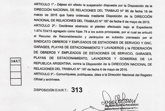 Trabajo da marcha atrás y aprueba el aumento salarial para empleados de estaciones