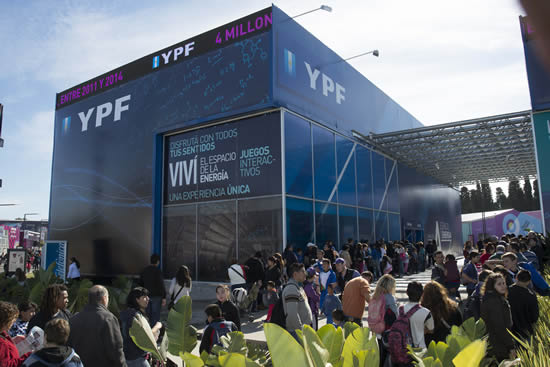 Más de 65.000 personas visitaron el Espacio de la Energía de YPF en tecnópolis
