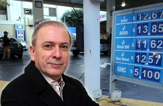 Advierten que no hay techo para el precio de los combustibles