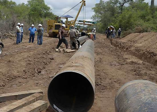 Una obra histórica en marcha: el GNC llega a las estaciones de servicio del Noreste