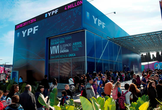 Más de 100.000 personas visitaron el Espacio de la Energía de YPF en Tecnópolis