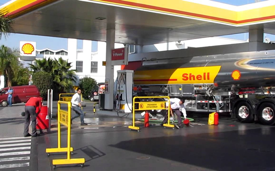 Exitoso simulacro de incendio en estación de servicio Shell
