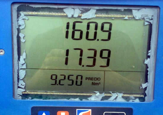 Tras la suba de tarifas el GNC pasó a costar la mitad que la nafta súper