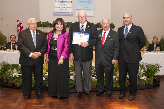 Rotary International rinde un homenaje póstumo a Luis Malchiodi