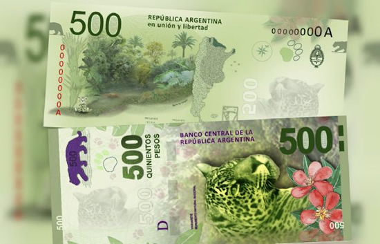 Comienza a circular el billete de 500 pesos