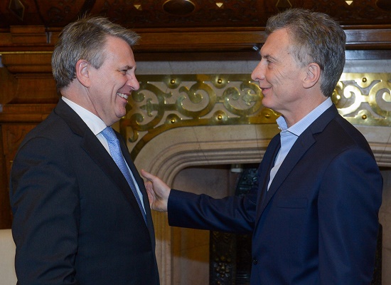 El Presidente de Shell se reunió con Mauricio Macri y prometió inversiones