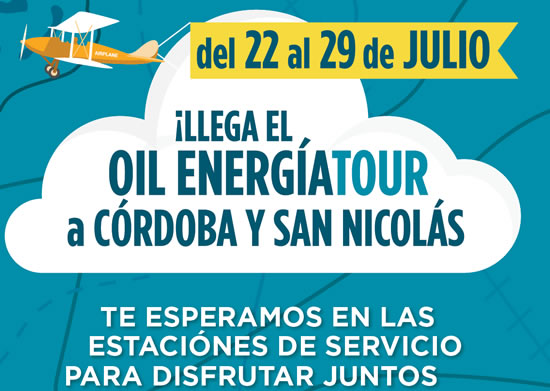 Oil Combustibles llega con su fiesta itinerante a las Estaciones de Córdoba y San Nicolás