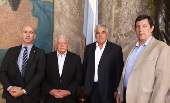 Estacioneros argentinos se reúnen con sus pares brasileños