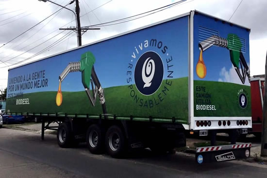 Quilmes ya utiliza 100 camiones con biodiesel como combustible alternativo
