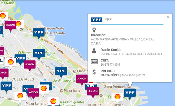 Precios en surtidor: la mayoría de las Estaciones informó los cambios a tiempo