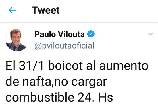 Reconocidos periodistas y twitteros llaman a un “boicot” contra las Estaciones de Servicio