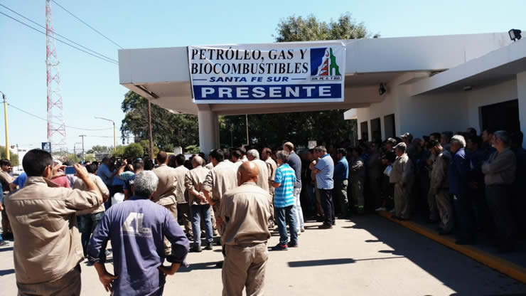 Trabajadores de Oil Combustibles expectantes de la resolución de la Justicia