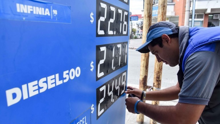 Aumentan los combustibles entre 5 y 10 por ciento