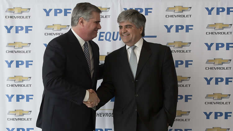 YPF y Chevrolet renuevan su alianza estratégica
