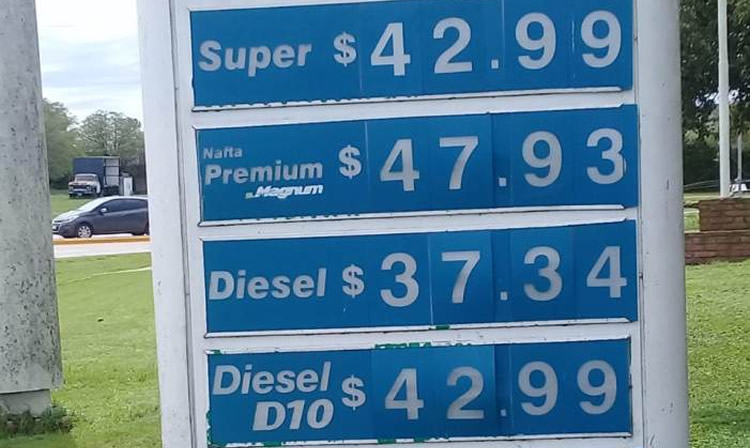 Dólar a 37: Descartan un litro de nafta a 50 pesos pero admiten leves incrementos hacia fin de año