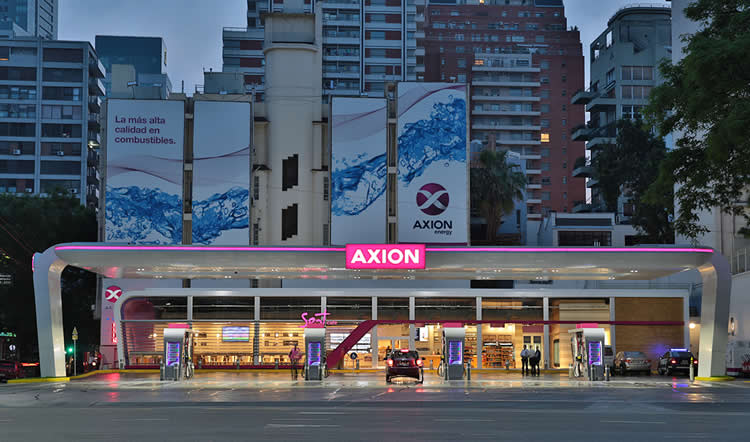 AXION energy instalará el primer surtidor para autos eléctricos en su Estación de Servicio icónica