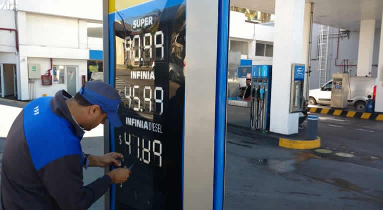 El Congreso de la Nación busca sancionar una ley para congelar el precio del combustible