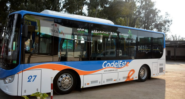 Primer ómnibus eléctrico para pasajeros en Canelones, recorrerá tramo La Paz – Las Piedras