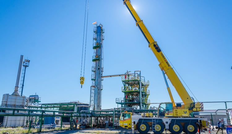 RefiPampa ya opera con un 50 por ciento más de capacidad de refinación