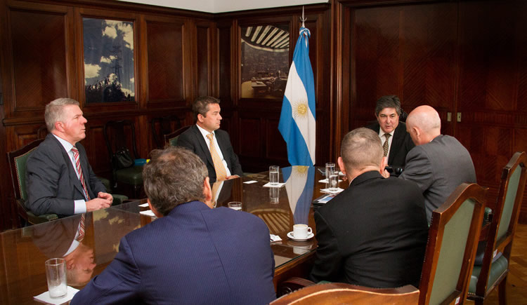 El Secretario de Energía se reunió con autoridades de ExxonMobil