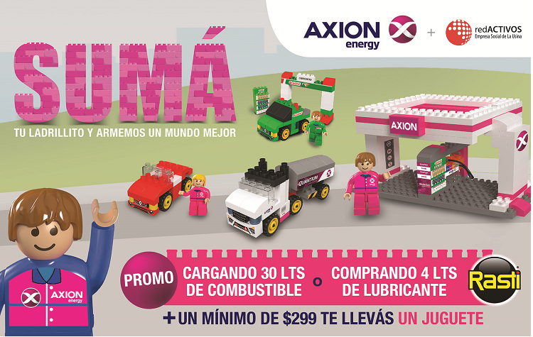 AXION energy lanza en el mes del niño una promoción solidaria muy especial