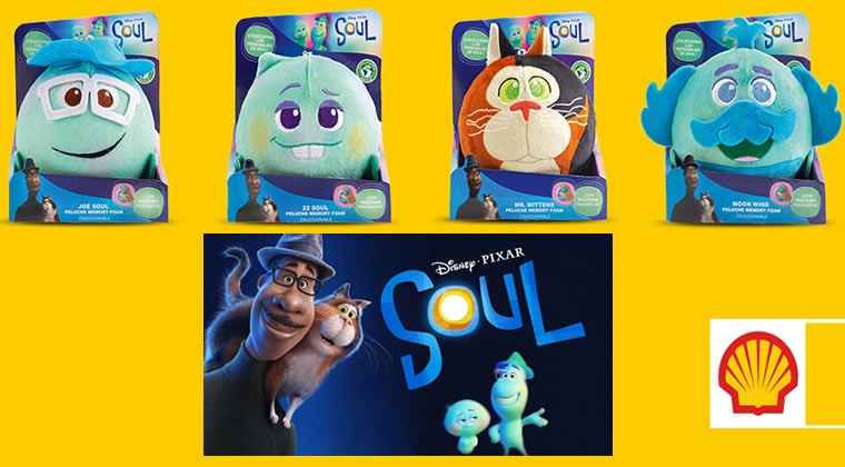 La nueva promo de Shell que te acerca a los personajes de la película SOUL de Disney y Pixar