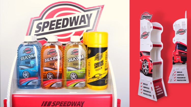 SPEEDWAY pisa fuerte en las Estaciones de Servicio con sus modernos exhibidores
