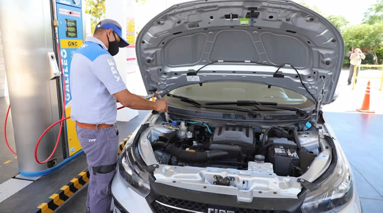 A diferencia de lo que sucede con los combustibles líquidos, las ventas de GNC no logran recuperarse