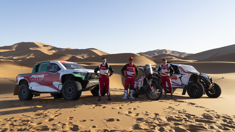 Gran comienzo del equipo Puma Energy en el Dakar 2023