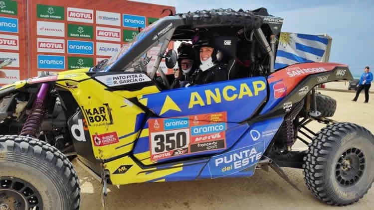 Uruguay: ANCAP apoyó a piloto uruguaya Pato Pita en el Dakar 2023