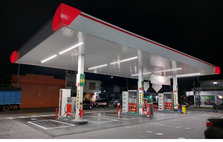 Trabajan en nueva luminaria LED para mejorar la visibilidad de las Estaciones de Servicio