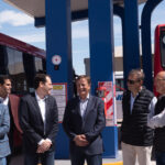 Inauguraron en Mendoza la primera estación de carga de GNC para colectivos