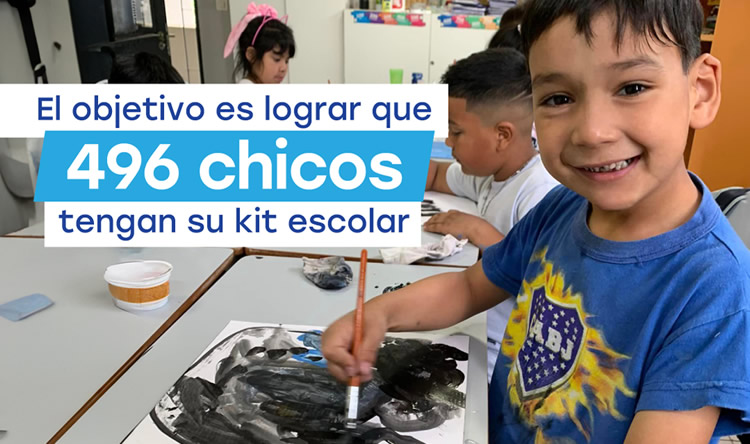Estaciones de Servicio colaboran con una campaña para que cada niño tenga su kit escolar para comenzar las clases
