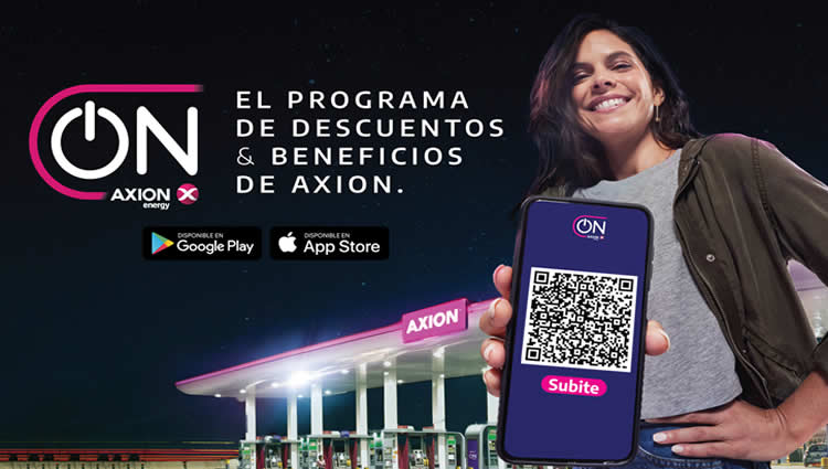 AXION energy se posiciona con la aplicación ON y lanza promociones exclusivas