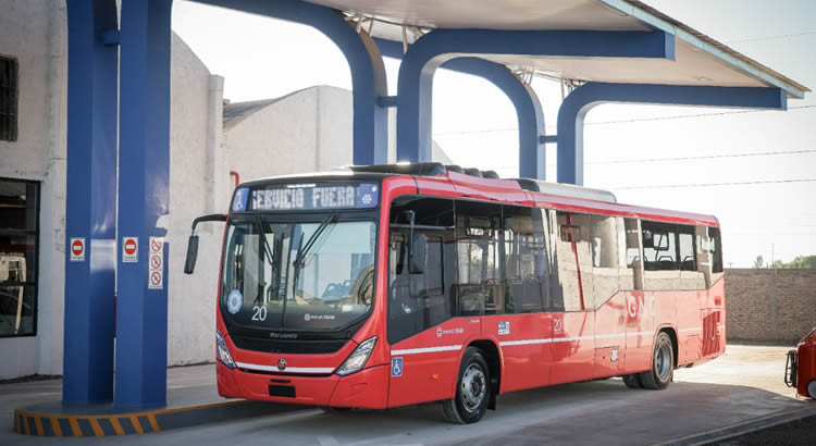 Evaluaron como “muy positivos” los resultados obtenidos con la puesta en marcha de 20 buses a GNC