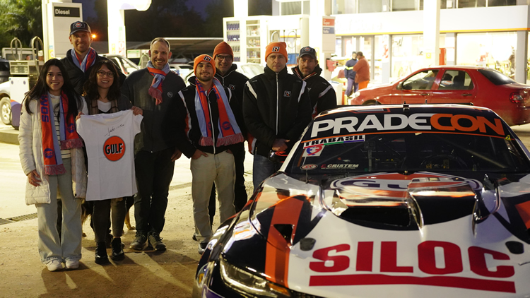 Gulf abrió las puertas de su Estación de Servicio para recibir a Christian Ledesma en la previa del TC en Concepción del Uruguay