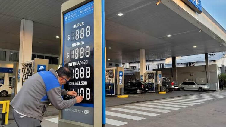 Aumentaron los precios de los combustibles