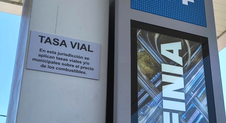 La cartelería de la tasa vial causó un efecto adverso en Estaciones de Servicio de Mar del Plata